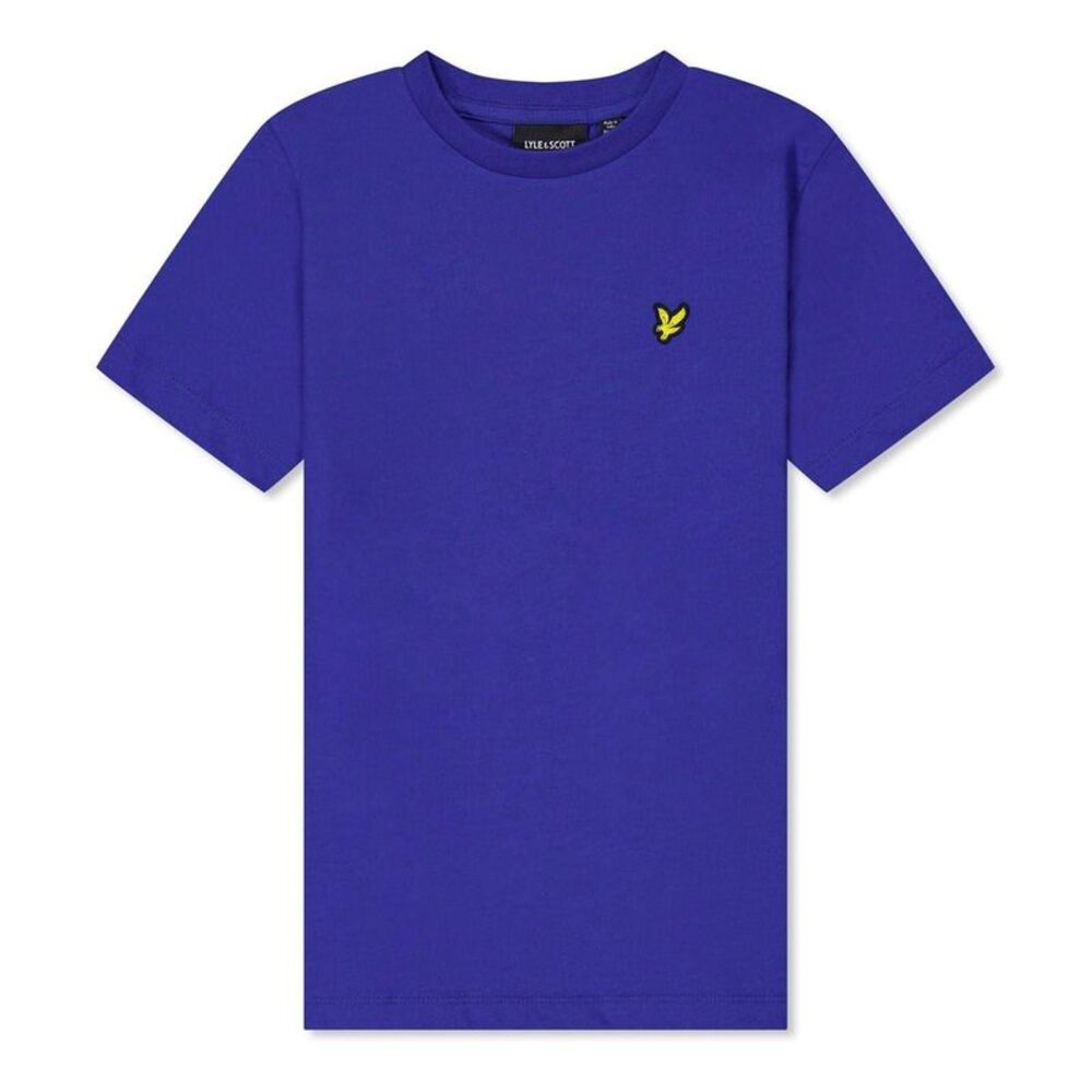 Lyle & Scott Childrens/Kids Embroidered Logo Regular T-Shirt / Now Blue
